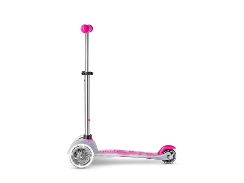 Micro Mobility Kickboard Mini Micro Deluxe Flux LED Neon Pi Kinderroller mit 3 Rädern