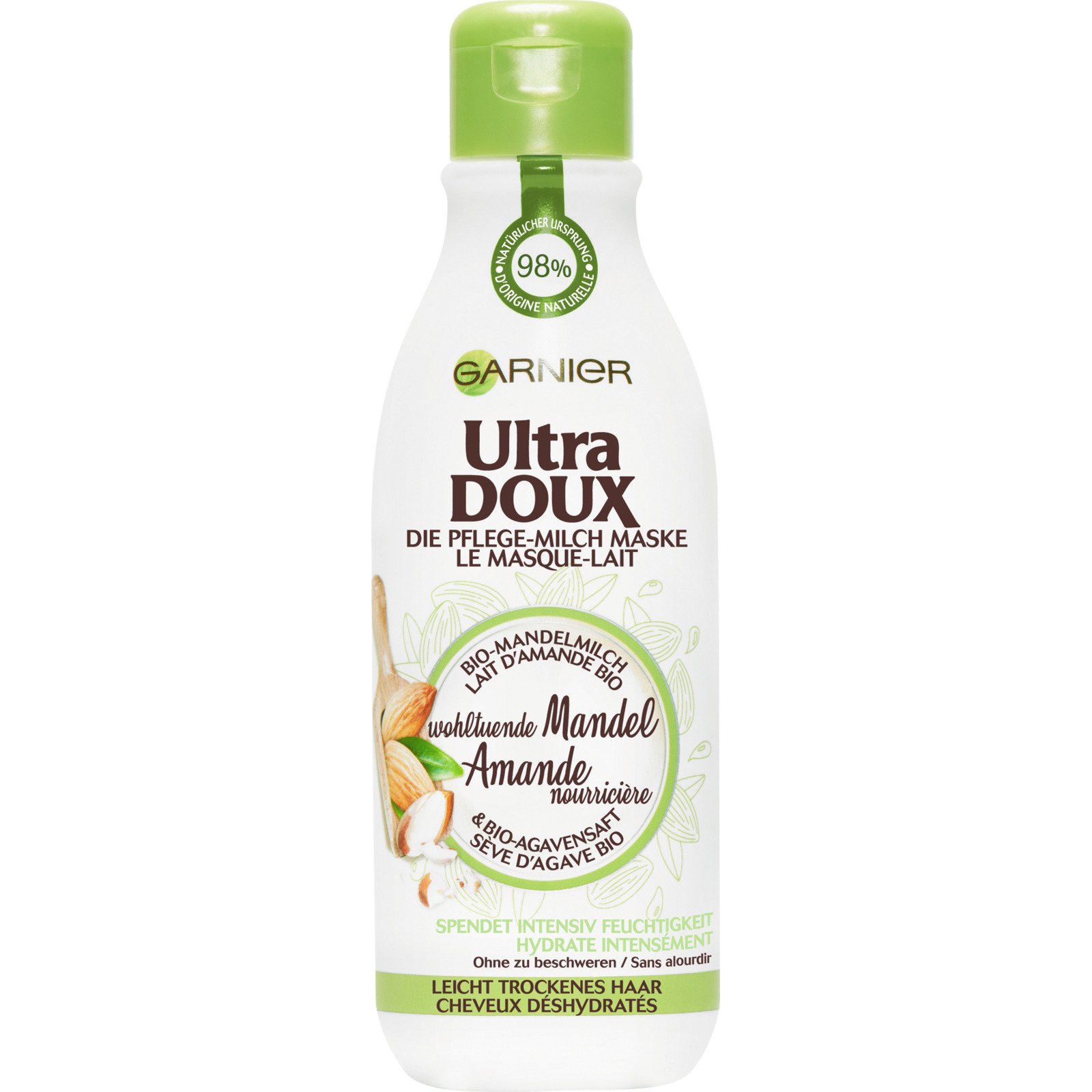 Garnier Ultra Doux Pflege-Milch Maske Wohltuende Mandel 250 ml