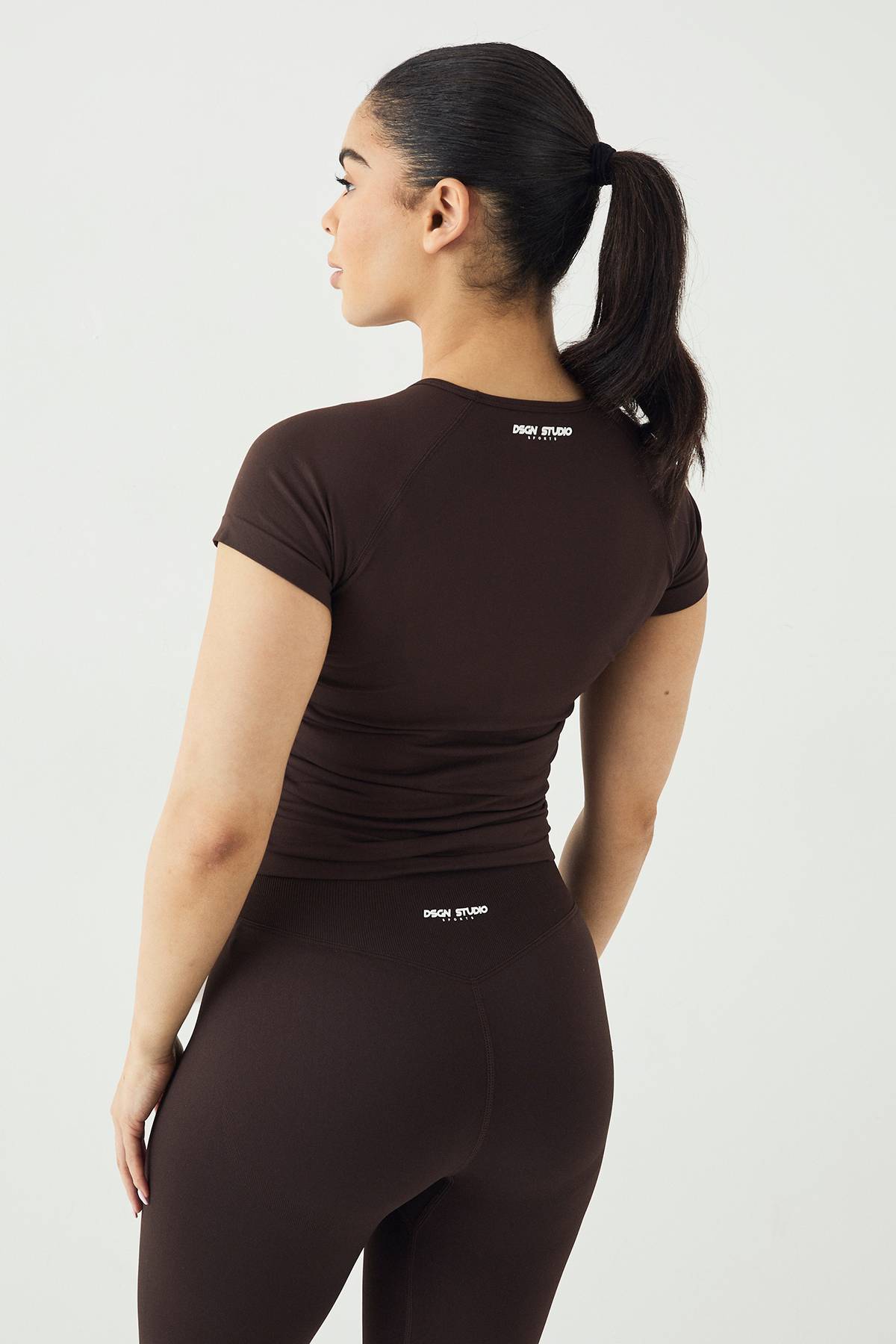 Haut à Manches Courtes Sans Couture Ultra Contour Froncé DSGN Studio Sport