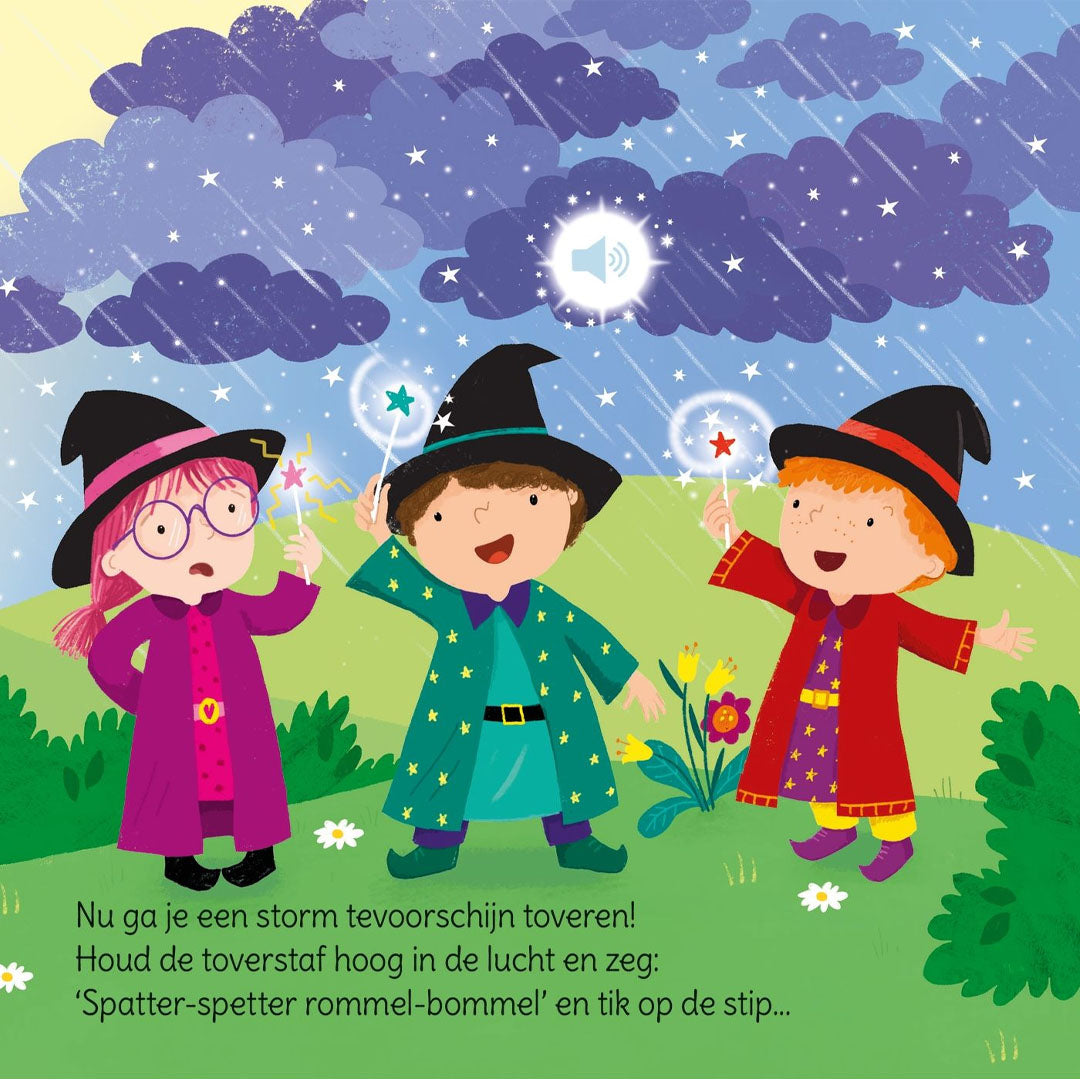 Uitgeverij usborne geluidenboek magische tovernaars