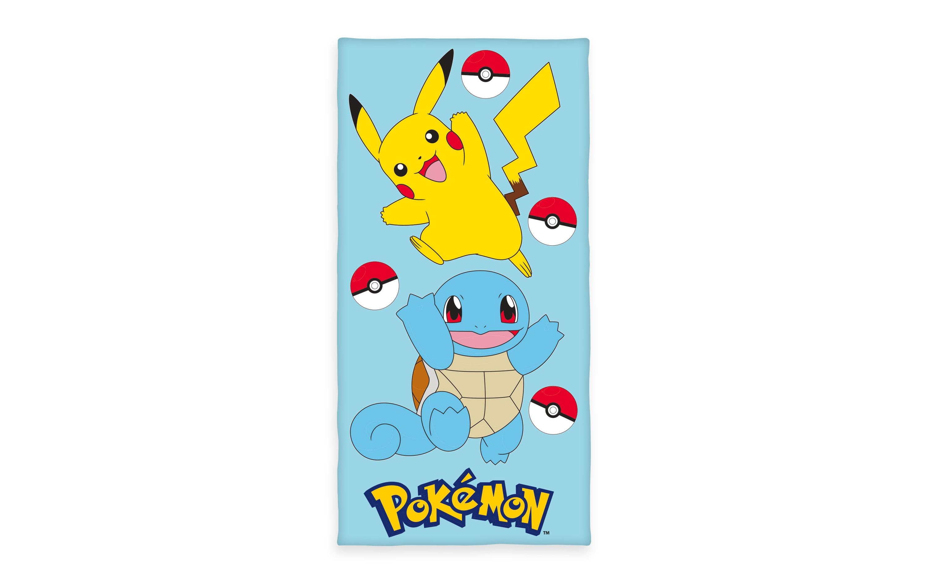 Duschtuch Pokémon 75 x 150 cm, MehrfarbigKinderbadetuch