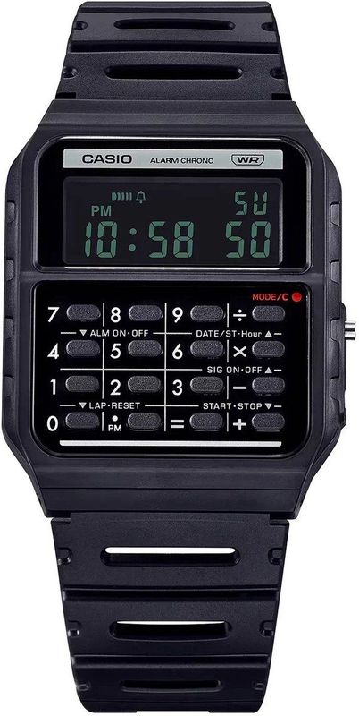 Casio - CA-53WB-1BEF Horloge - Zwart - Hars