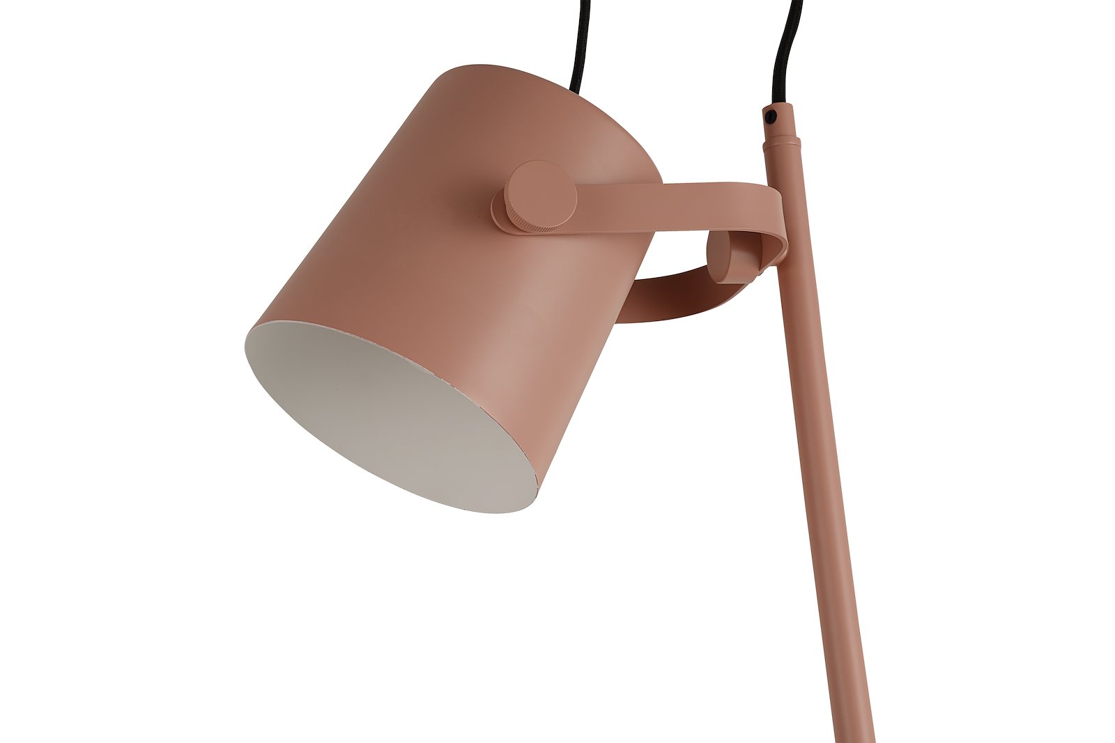 Barnsley gulvlampe Rosa farget med ledning og bryter E27 Max 28W