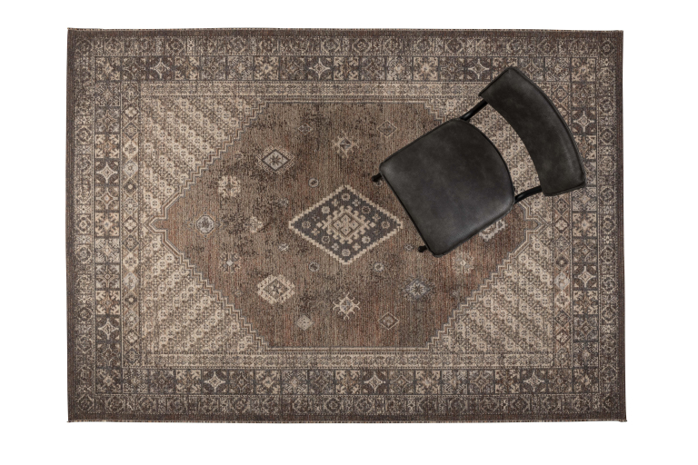 Dutchbone Devon vloerkleed 170x240 earthy brown