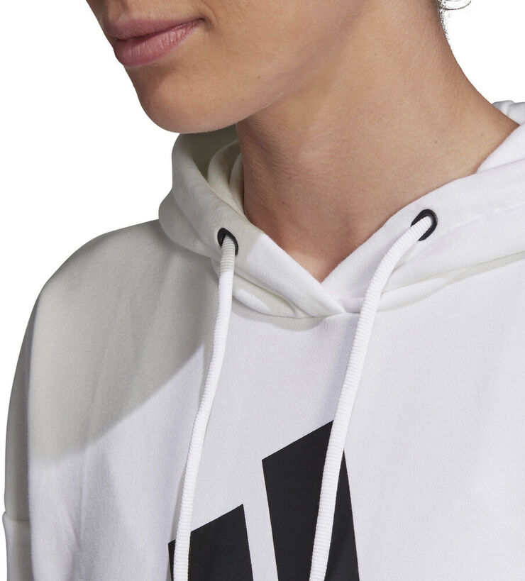 adidas Badge Of Sport Long Hættetrøje Hvid