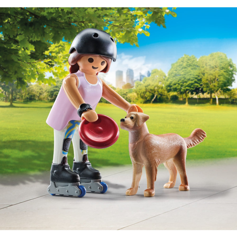 Køb Playmobil® Skater med Golden Retriever