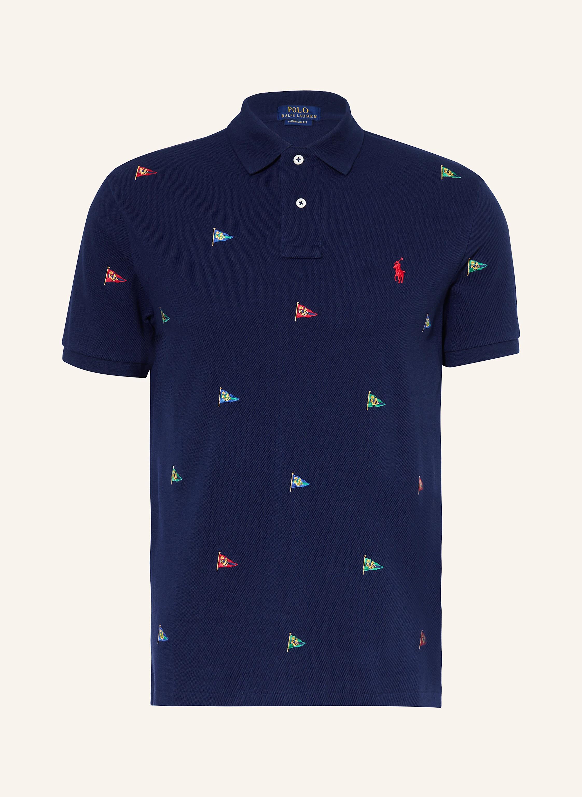POLO RALPH LAUREN Piqué-Poloshirt Custom Slim Fit