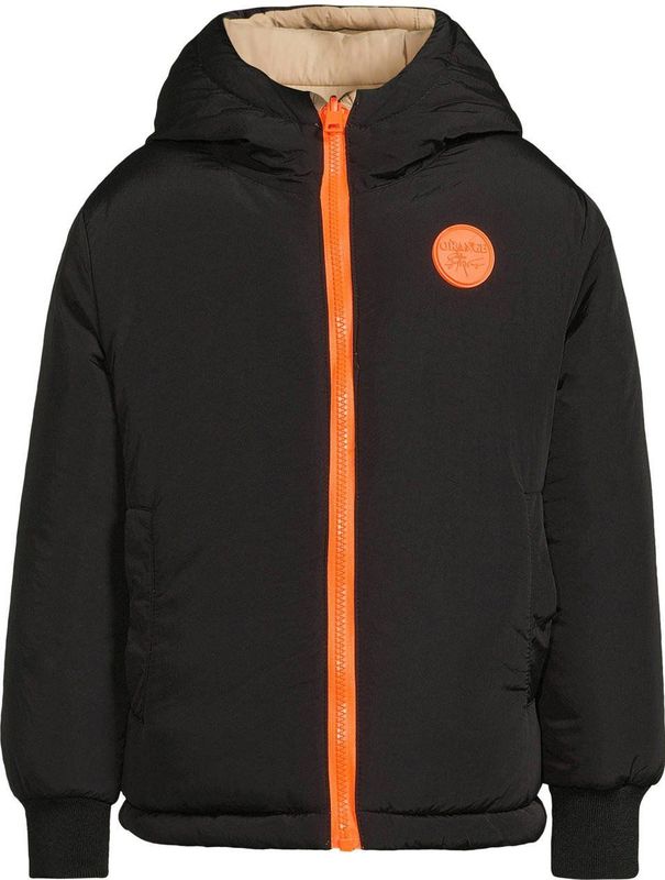 Orange Stars - Otis - Gewatteerde Jas - Khaki/beige/zwart - Reversible