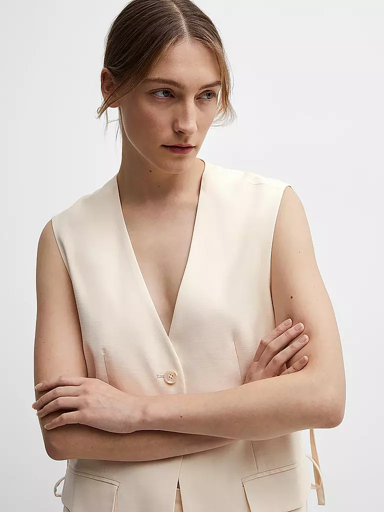 SELECTED FEMME Gilet SLFSELFINA creme