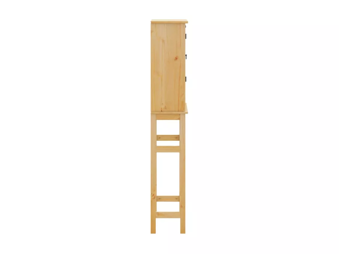 Armoire pour machine à laver salle de bain Corona pin massif