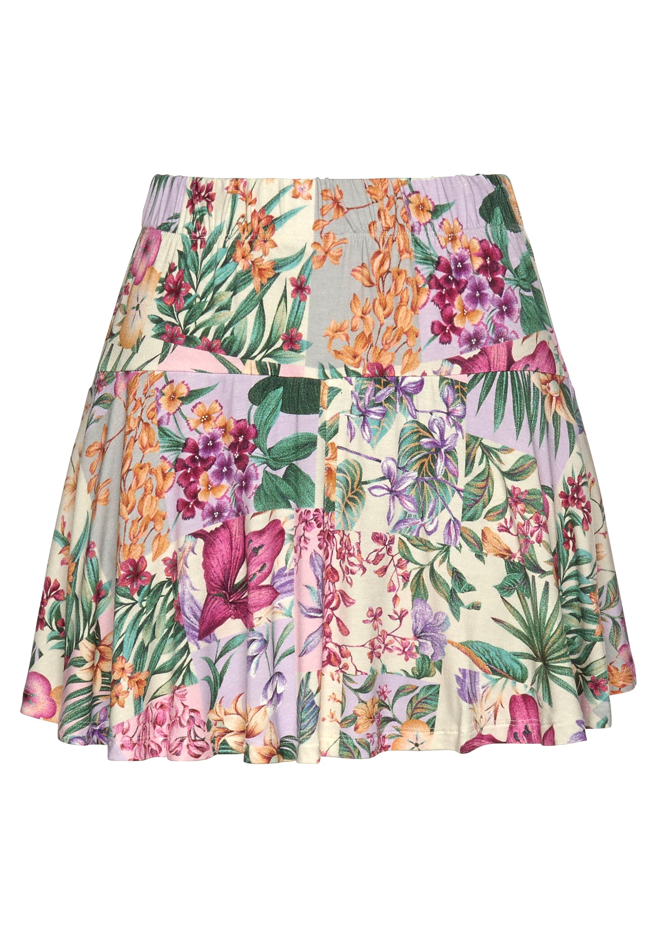 LASCANA Hosenrock , mit Alloverdruck, Skort, Rock inklusive Hose, sommerlich