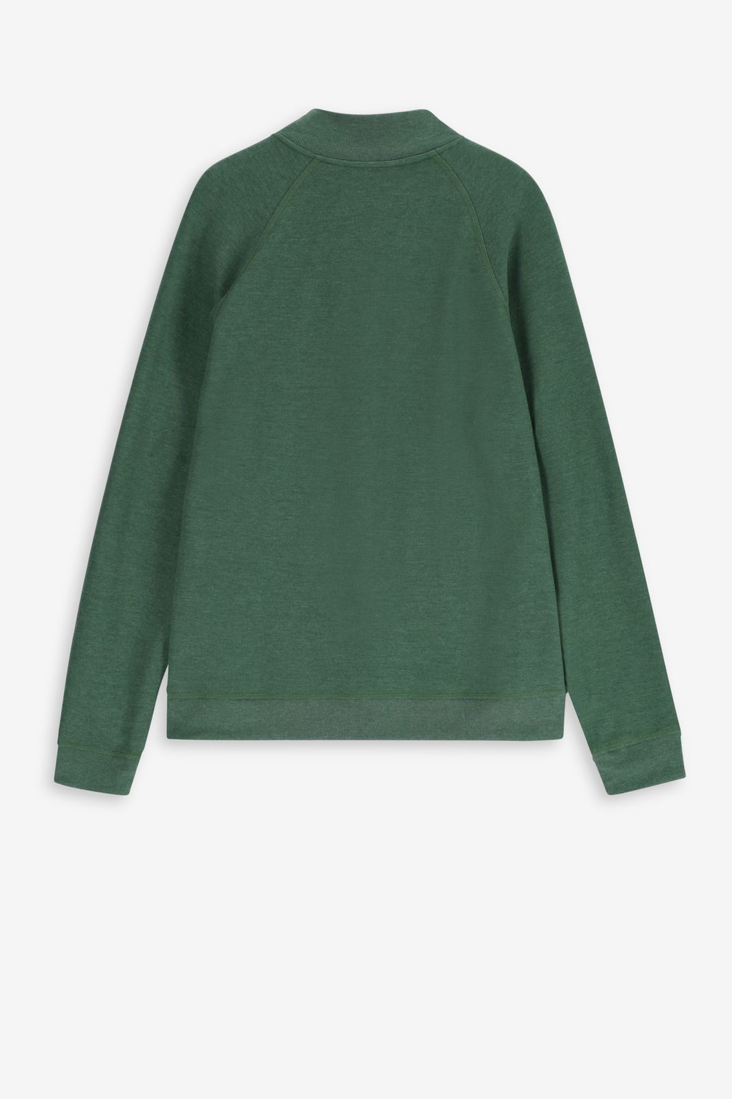 Groene sweater met rits