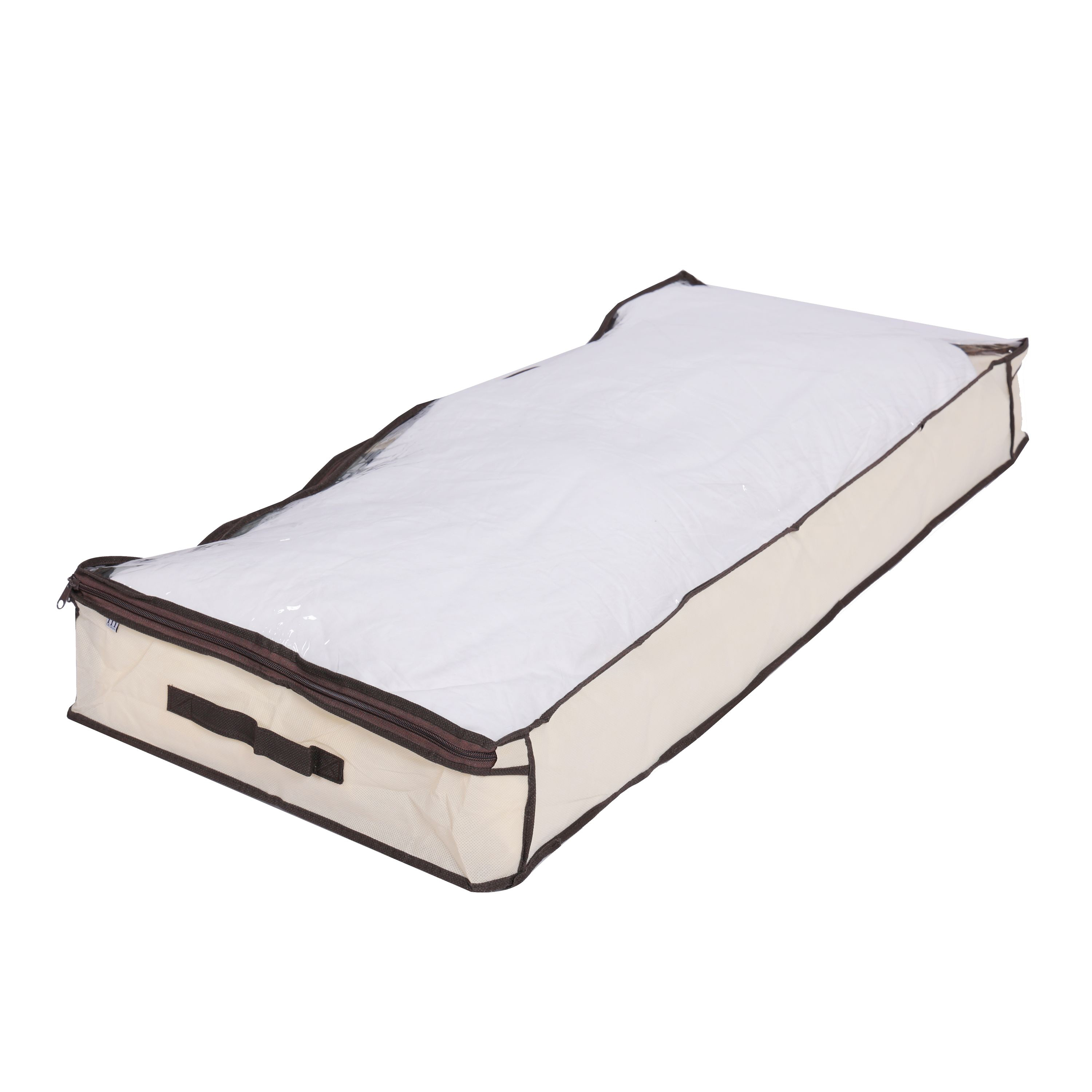 Aufbewahrungsbox Unterbettbox beige