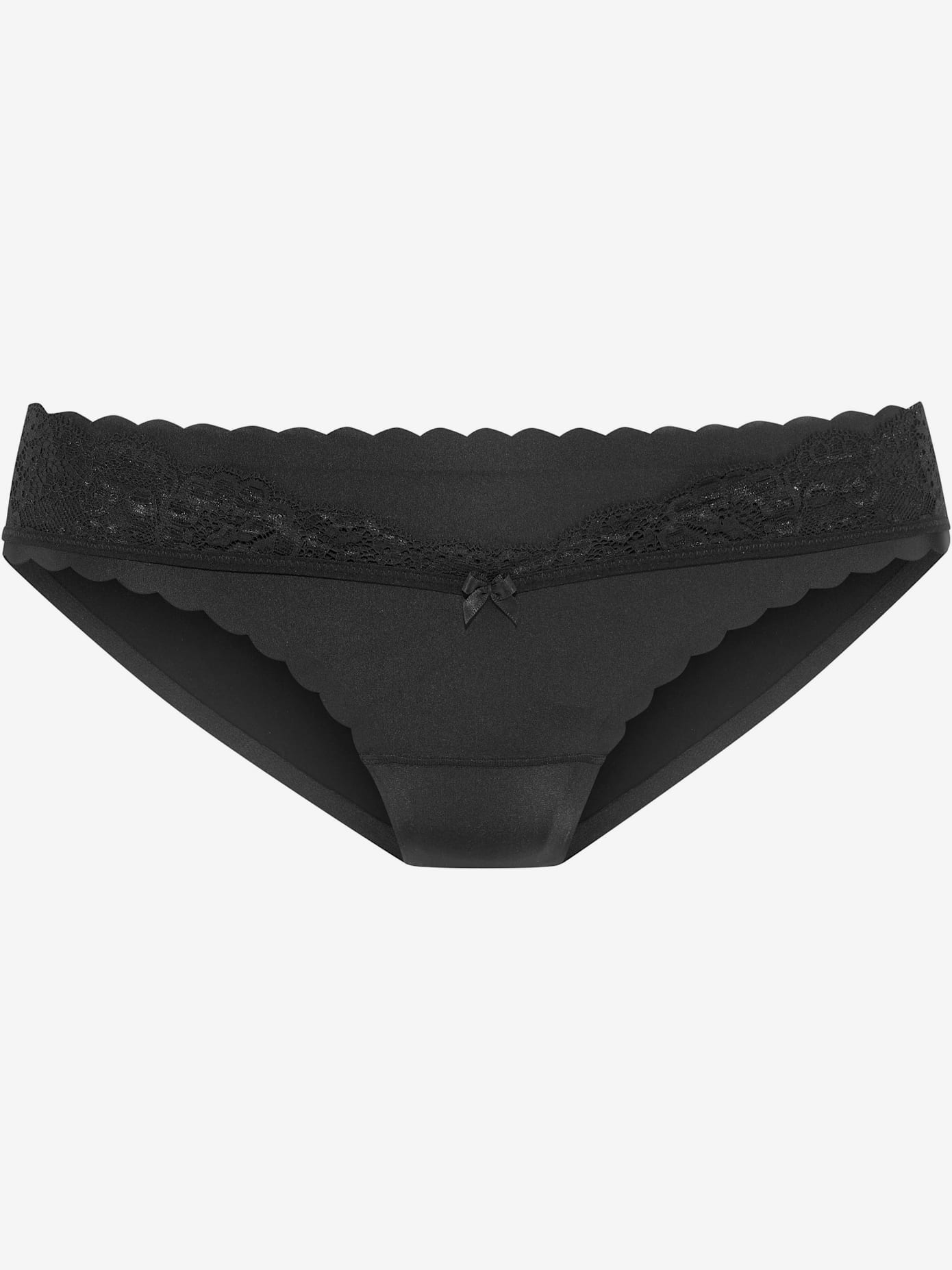 Bas de maillot de bain slip fantaisie avec dentelle fine et nœud décoratif
