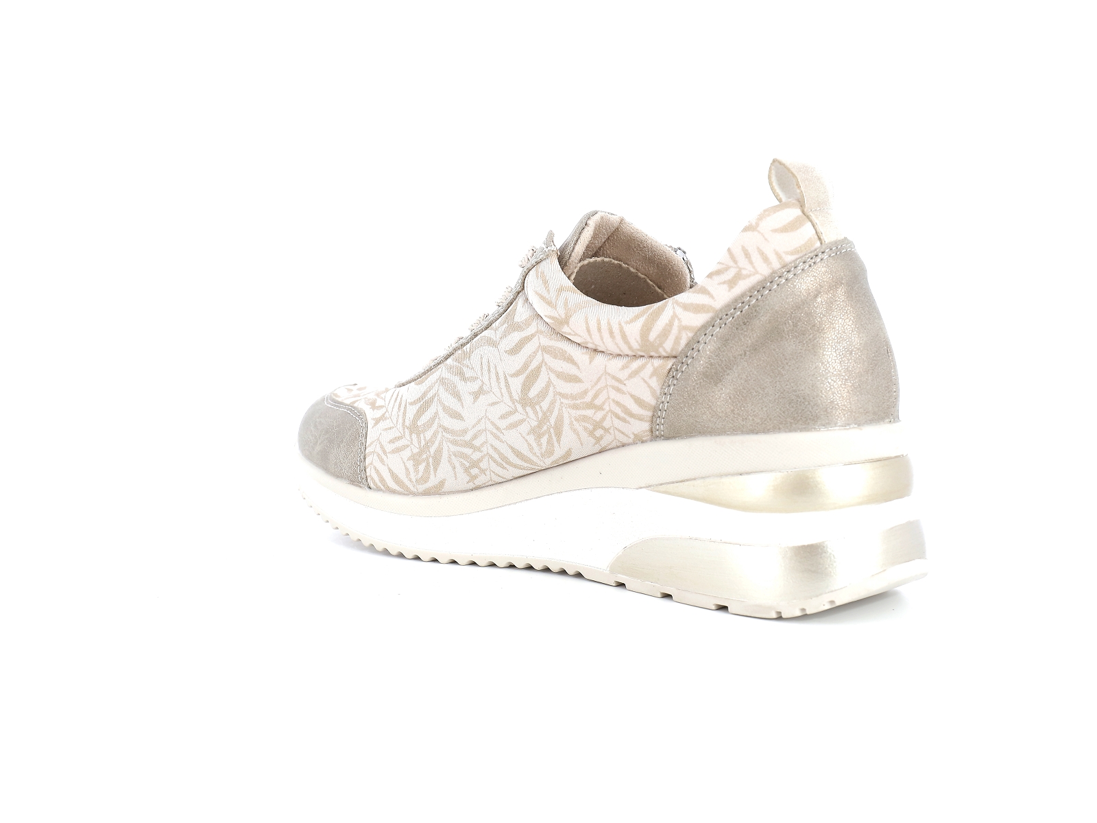 Remonte-D2401 Matières combinées Beige Or