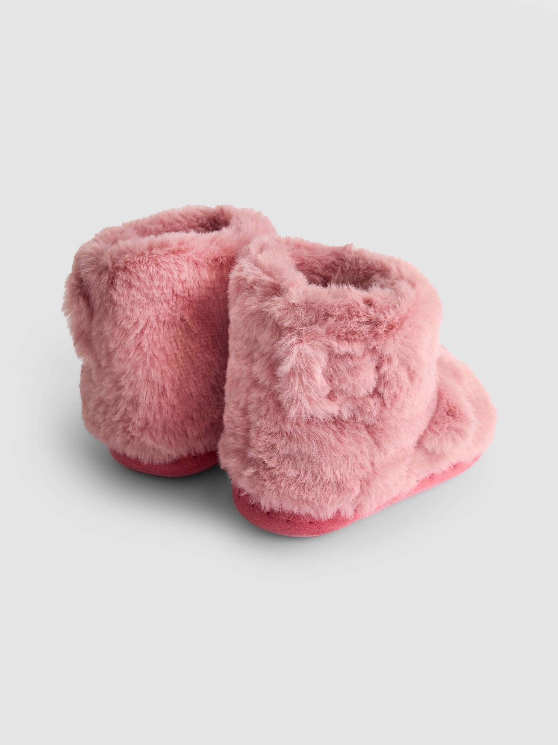 Roze met eenhoornprint - JoJo Maman Bébé Plush Slipper Boots