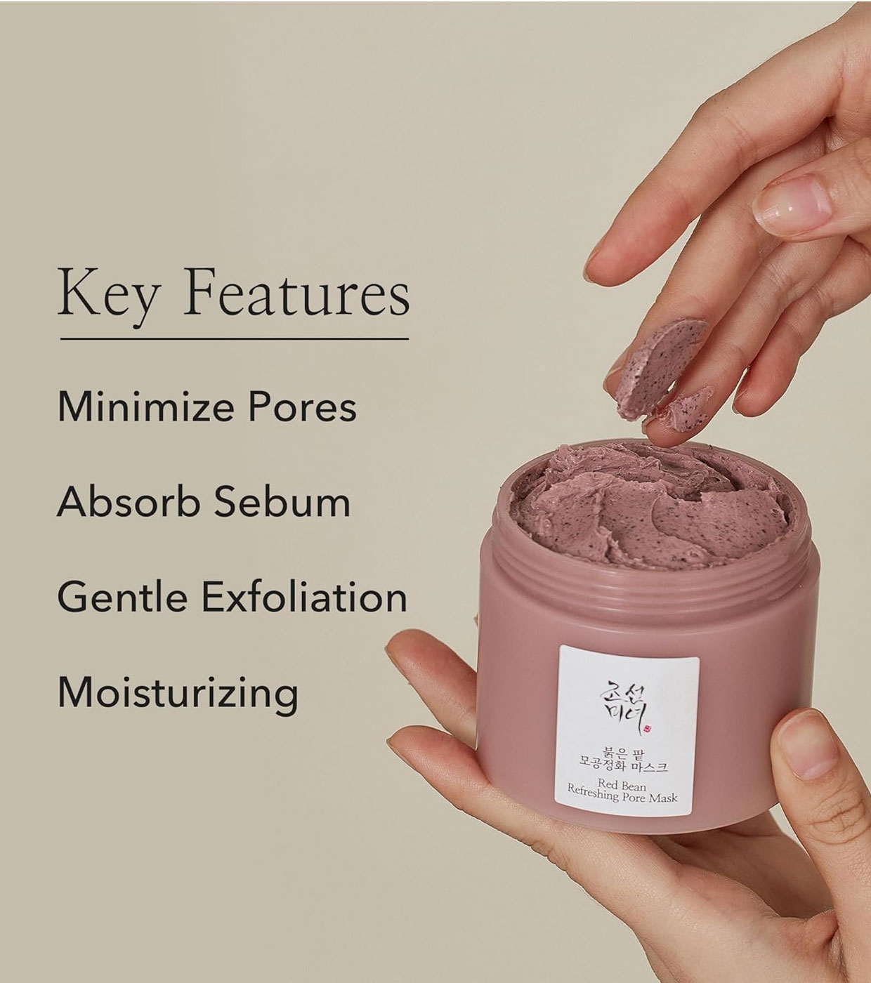 Beauty of Joseon - Máscara Facial Reguladora de Sebo Red Bean Refreshing Pore
