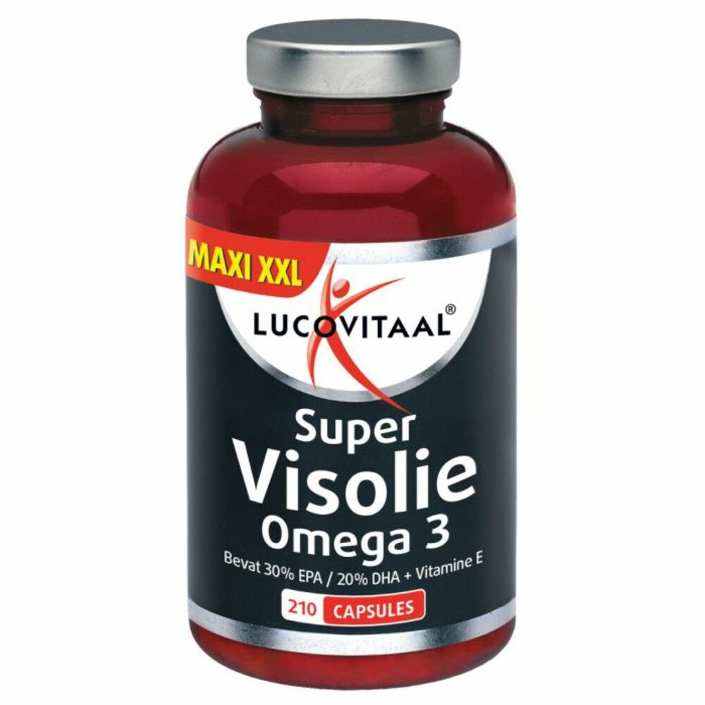 Lucovitaal Visolie Super Omega 3 Maxi XXL210 capsules
