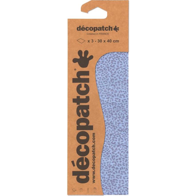 Pochette 3 Feuilles Identiques Ref 837 - Bleu