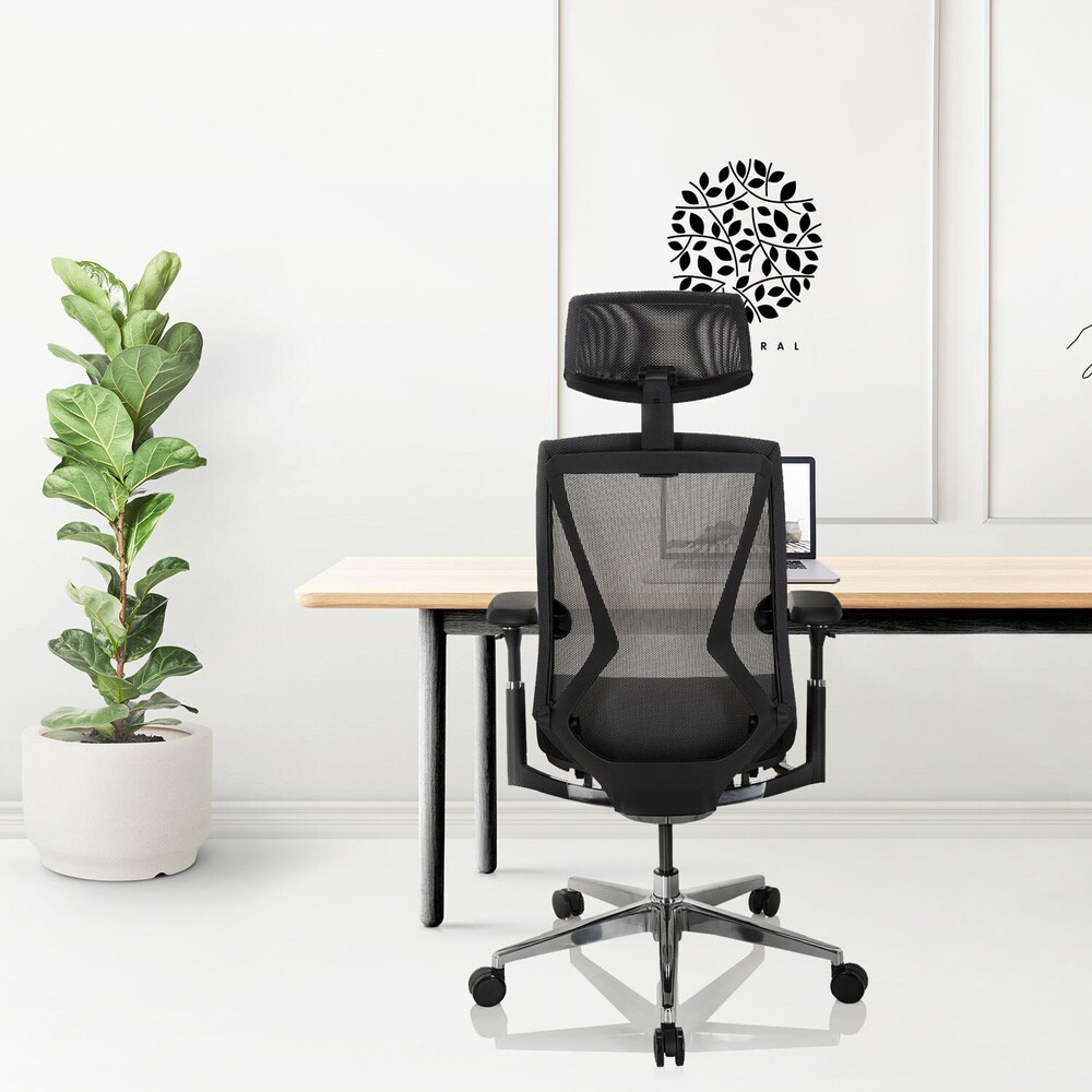 High End Bürostuhl INSPERO Stoff/Netzstoff mit Armlehnen hjh OFFICE
