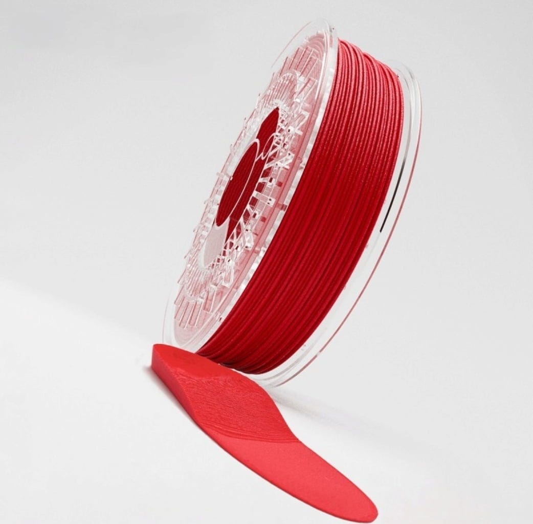 Recreus  Filaflex 95A Foamy Red, 1,75 mm / 750 g    Flexibles TPU-Filament mit dynamischer Schaumtechnologie