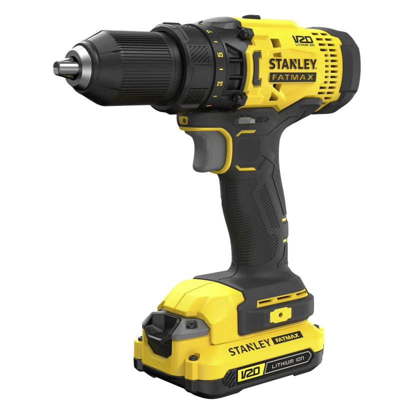 Drill med to batterier 18 V 50 Nm 2x 1,5 Ah
