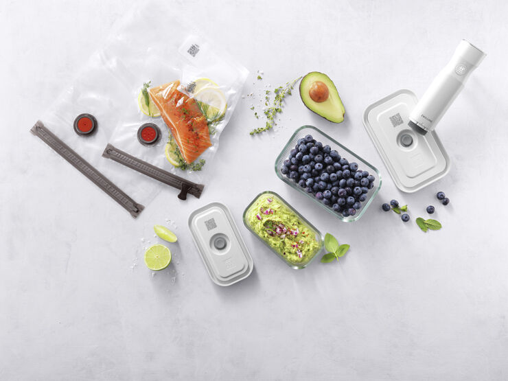 Zwilling Fresh & Save Vakuumbeholder i glas str S Hvid & transparent