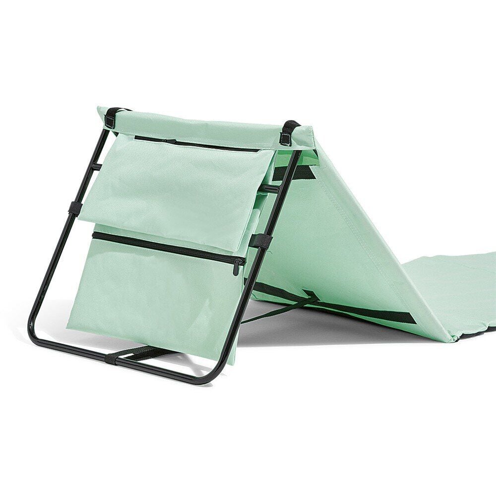 Matelas dossier de plage pliant Funky 153x51xH41cm vert