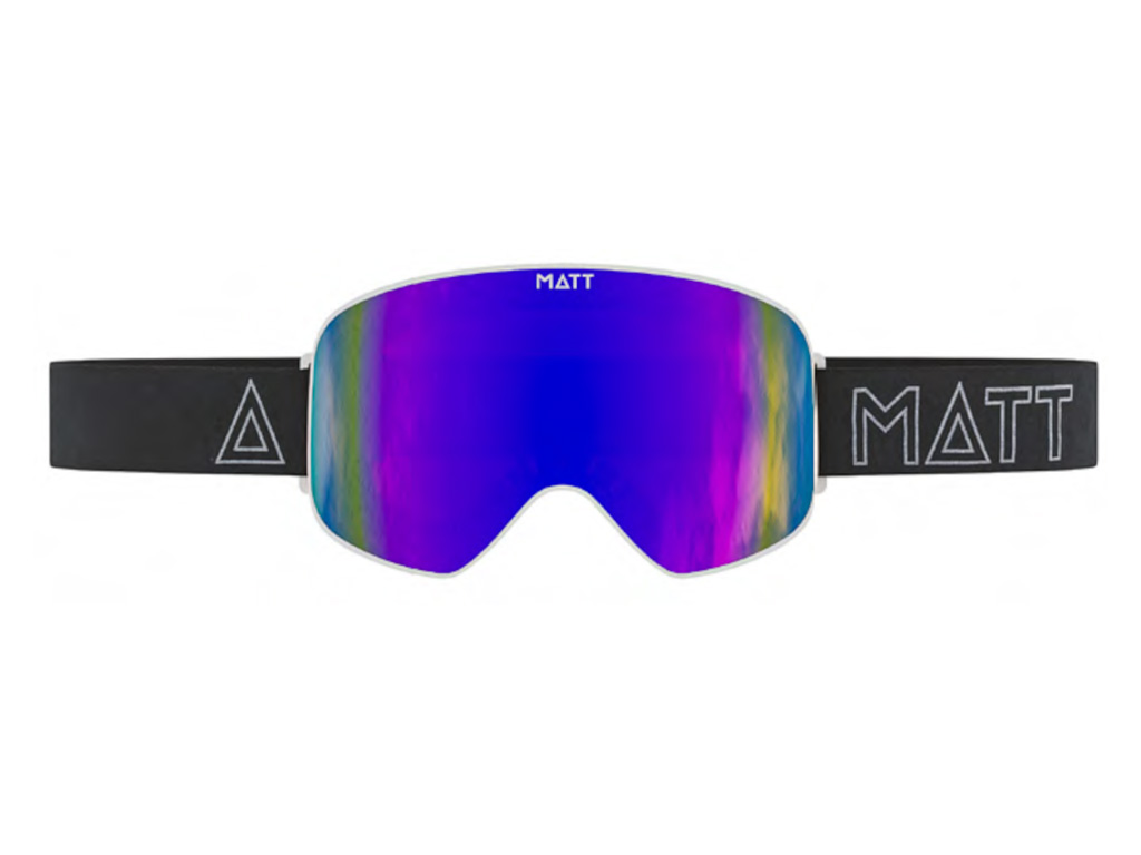 Matt scale skibril - blue
