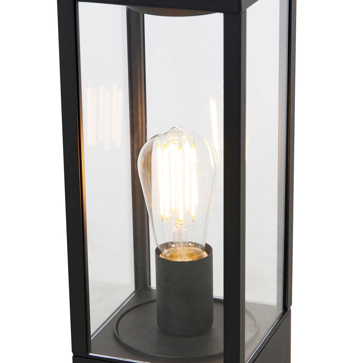 Industriële buitenlamp, zwart, 40 cm, IP44 - Charlois