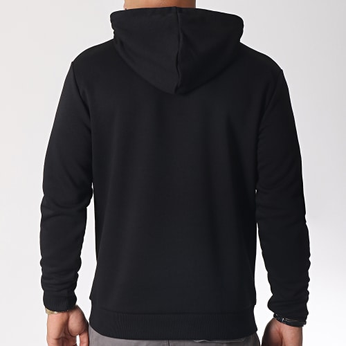 Sweat Capuche Iridescent Worm Logo Noir
