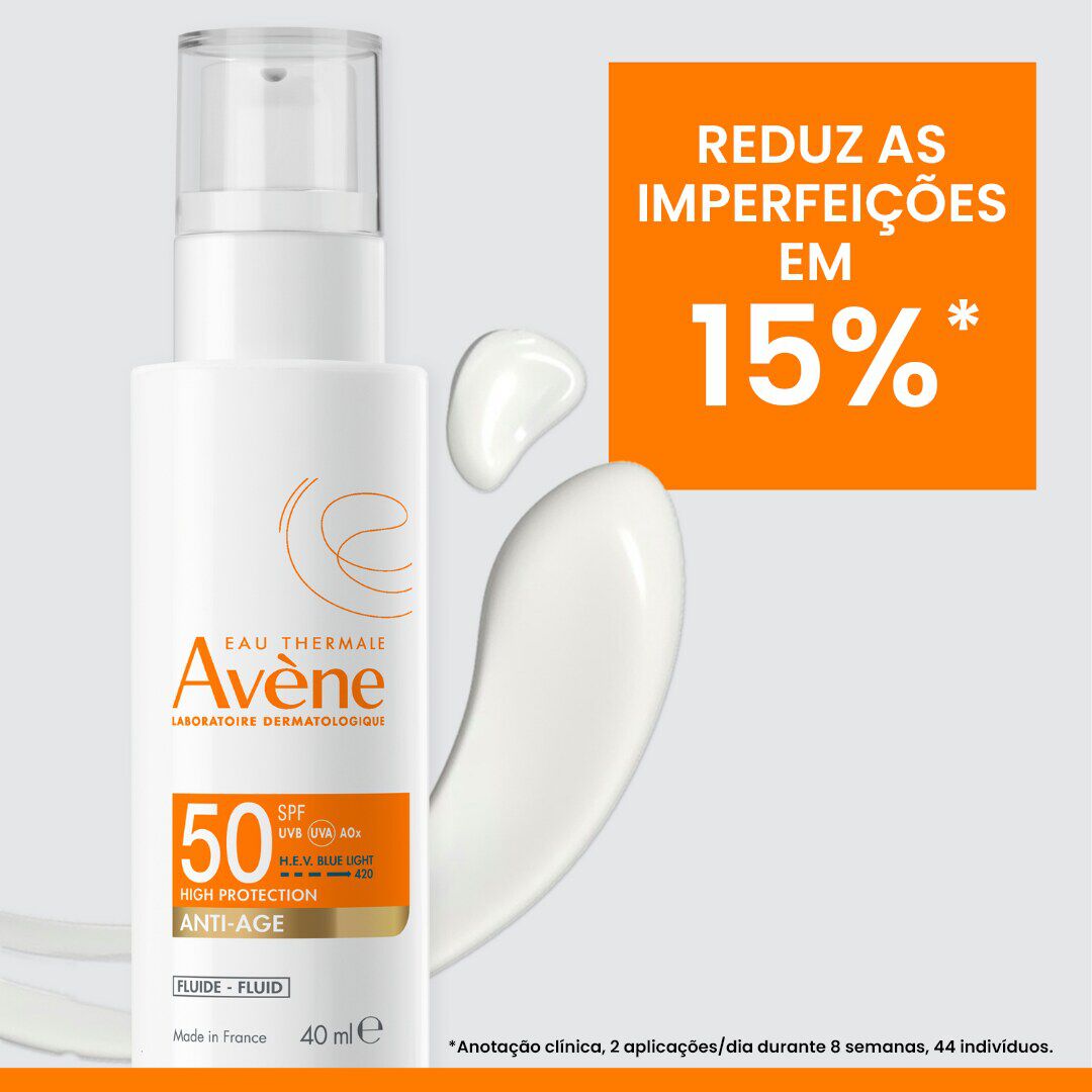 AVENE  Protetor Solar Fluído Anti-Idade SPF50 - 40ml
