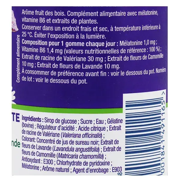 ZZZQUIL Sleep Frutas Silvestres 60 gomas