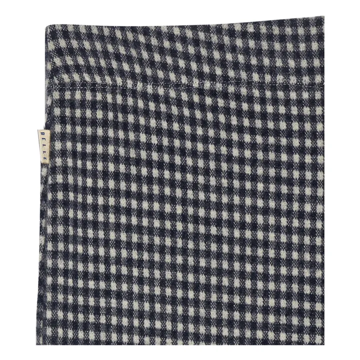 Bellerose Pantalon Fiona Vichy Flare | Bleu marine