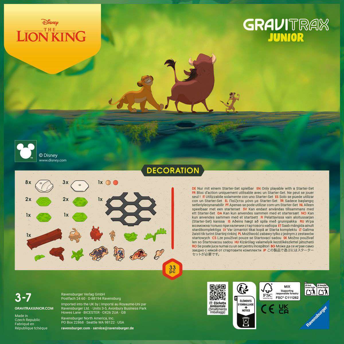 Ravensburger Spiel GraviTrax Junior Extension Lion King