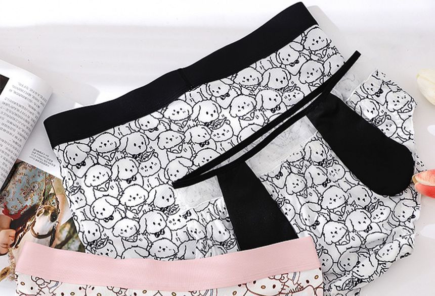 Pancherry - Koppelset: Hondenprint slipje + boxershort