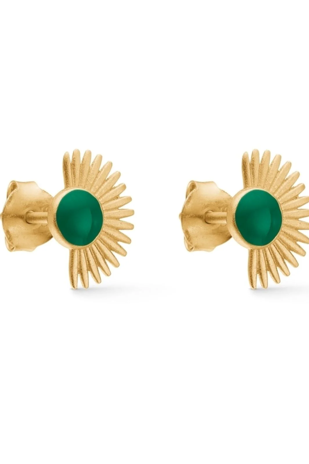 Enamel Copenhagen Studs, Soleil 42 petrol green