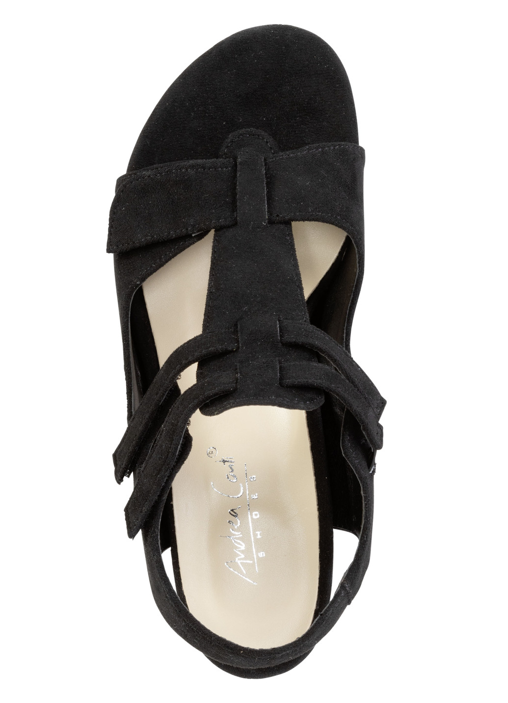 Andrea Conti Sandalette aus Veloursmaterial