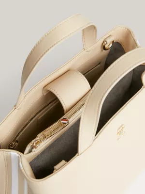 Bolsa Essential TH com Monograma e Listras