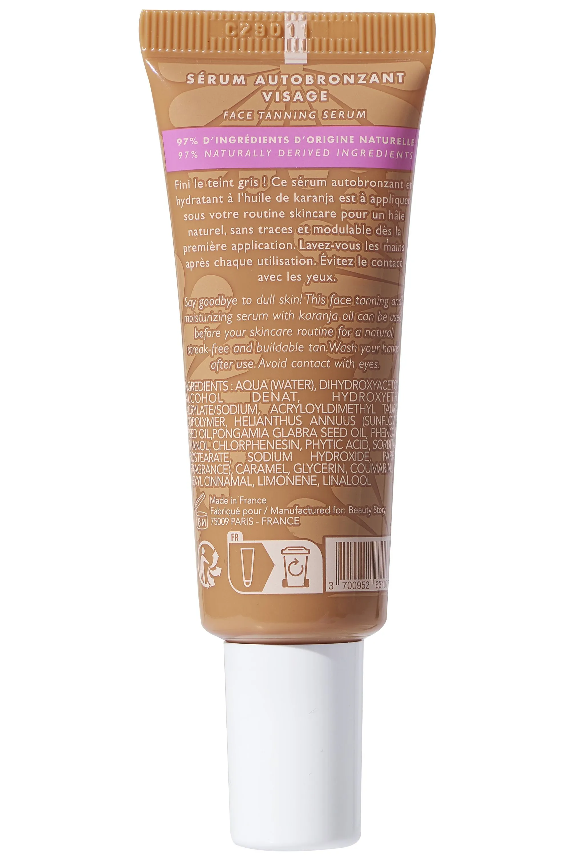 TANNY Sérum autobronzant visage-25 ml
