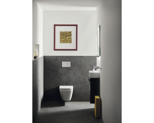 Ideal Standard wandclosetset i.life S, randloos, glanzend wit, met toiletzitting T473801