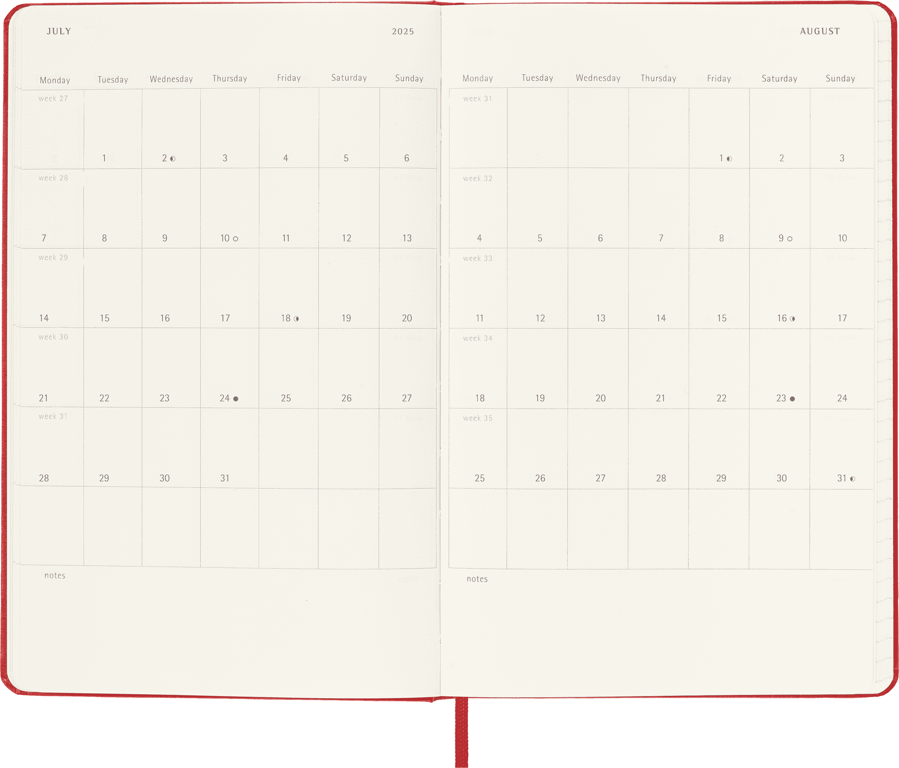 Classic Planner 2024/2025 Large Weekly, hard cover, 18 months