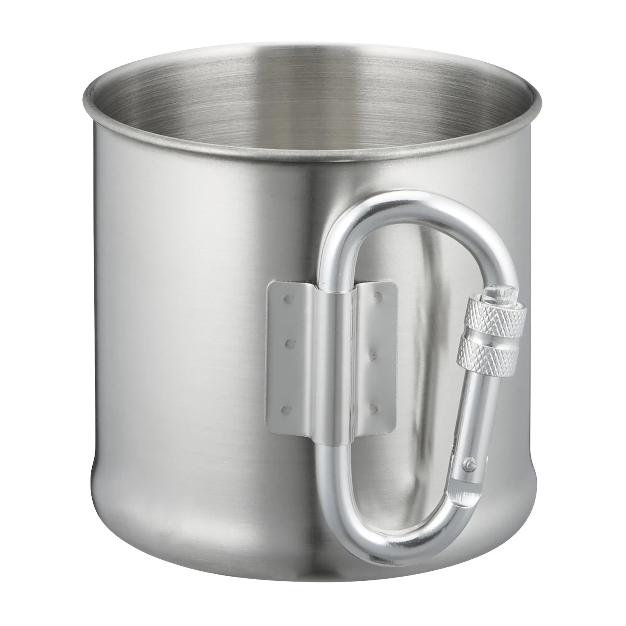 Mil-Tec -  Karabinerbecher Edelstahl 500 ml