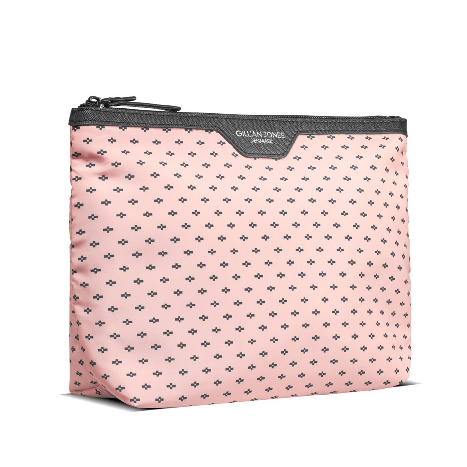 Gillian Jones - Cosmetic bag Rose w/ black print - Toilettaske