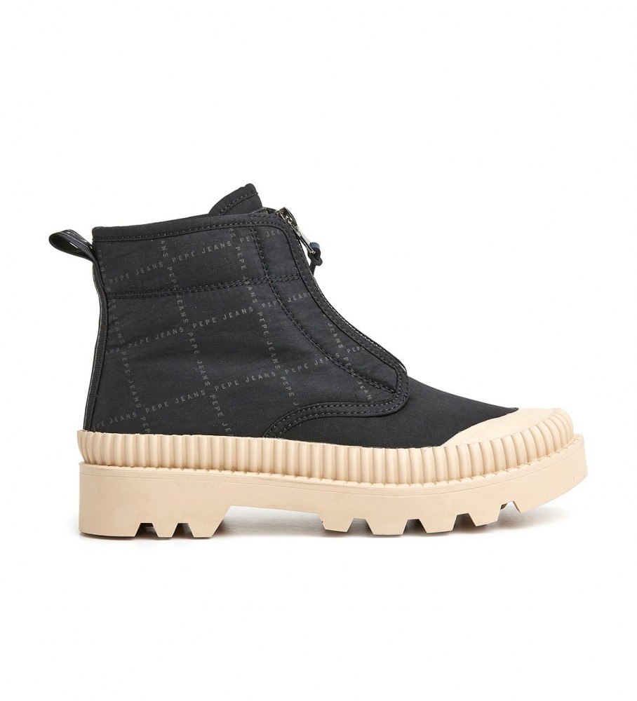 Botas de cano curto Pepe Jeans Ascot Nyna pretas
