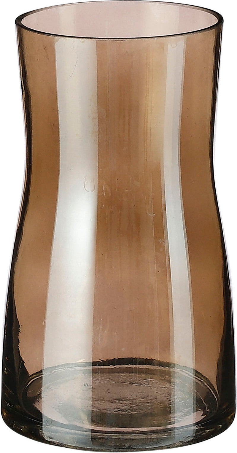 Mica Decorations vaas Tamara bruin D 10 H 17 cm
