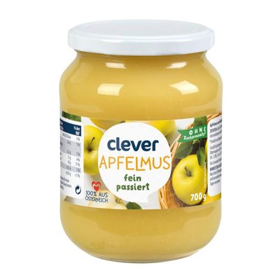 Clever Apfelmus ohne Zucker