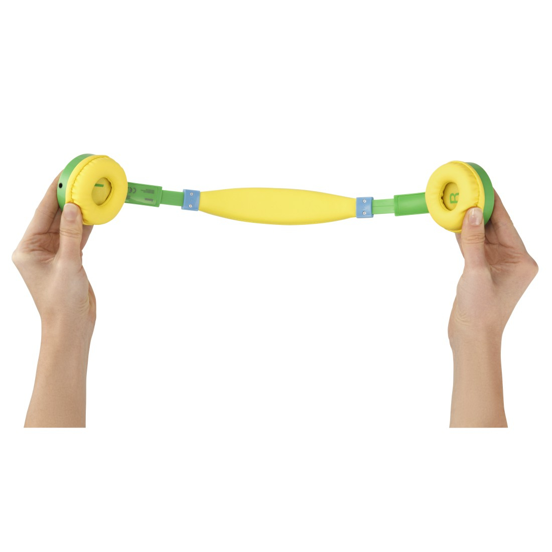 Kids Guard Kinder On-Ear Kopfhörer 85dB Begrenzte Lautstärke 3.5mm Klinken Anschluss (00184107) - Grün / Gelb