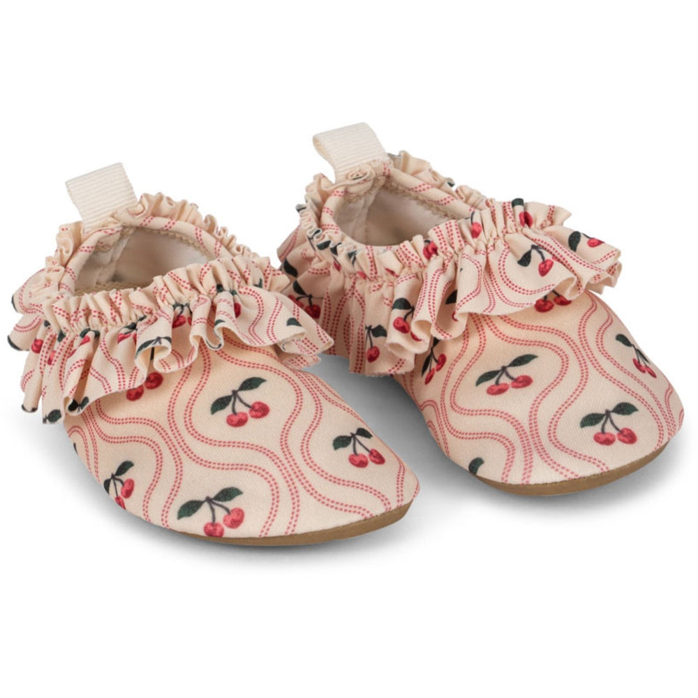 Køb Konges Sløjd Cherry Pink Motif Merle Flæse Badesko