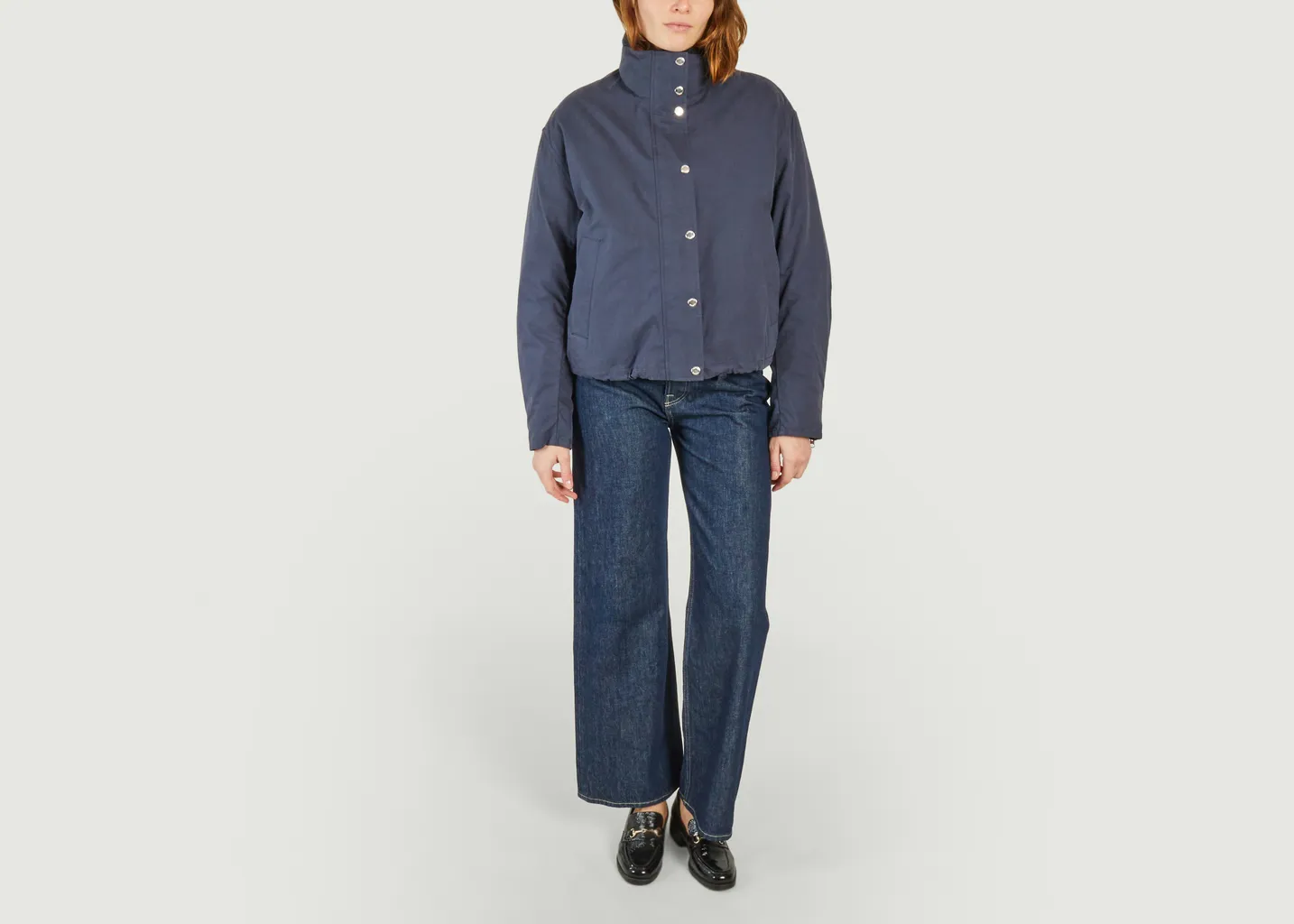 Blouson col montant avec veste intérieure détachable River Samsoe Samsoe